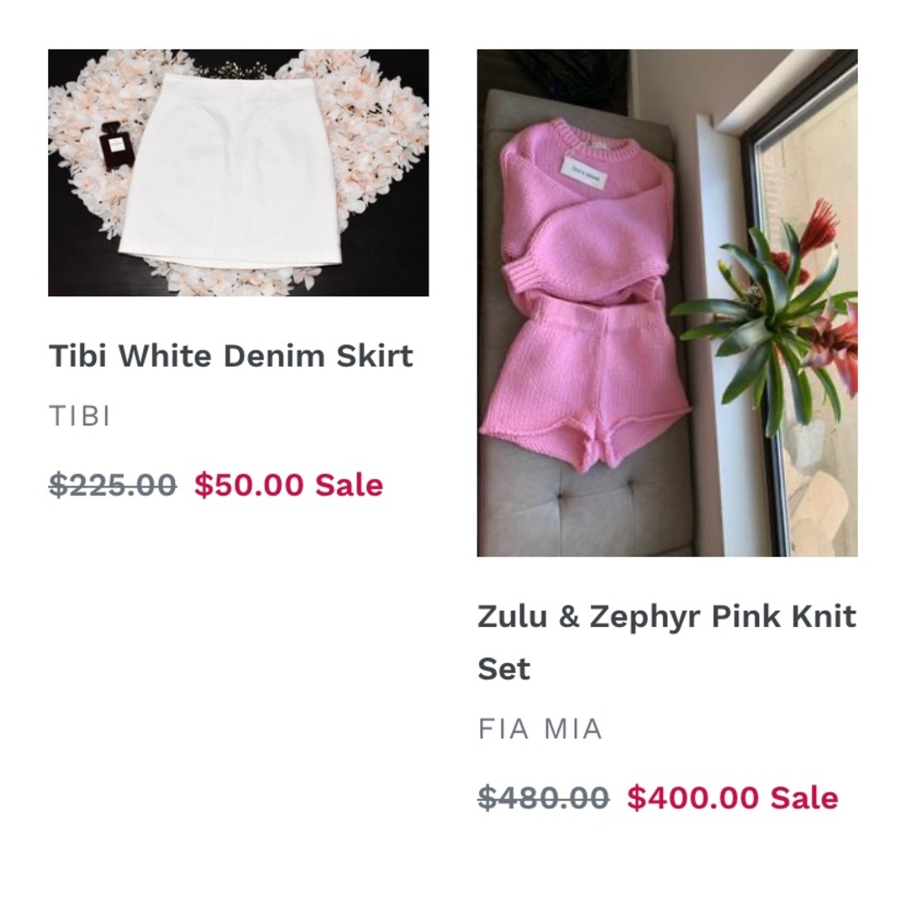 SOLD 😃390 Zulu and zephyr knit set pink - Picture 3 of 3